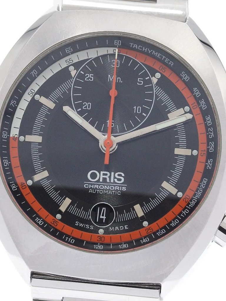 Oris Chronoris 7564 Date Black Dial Automatic Mens Watch943596